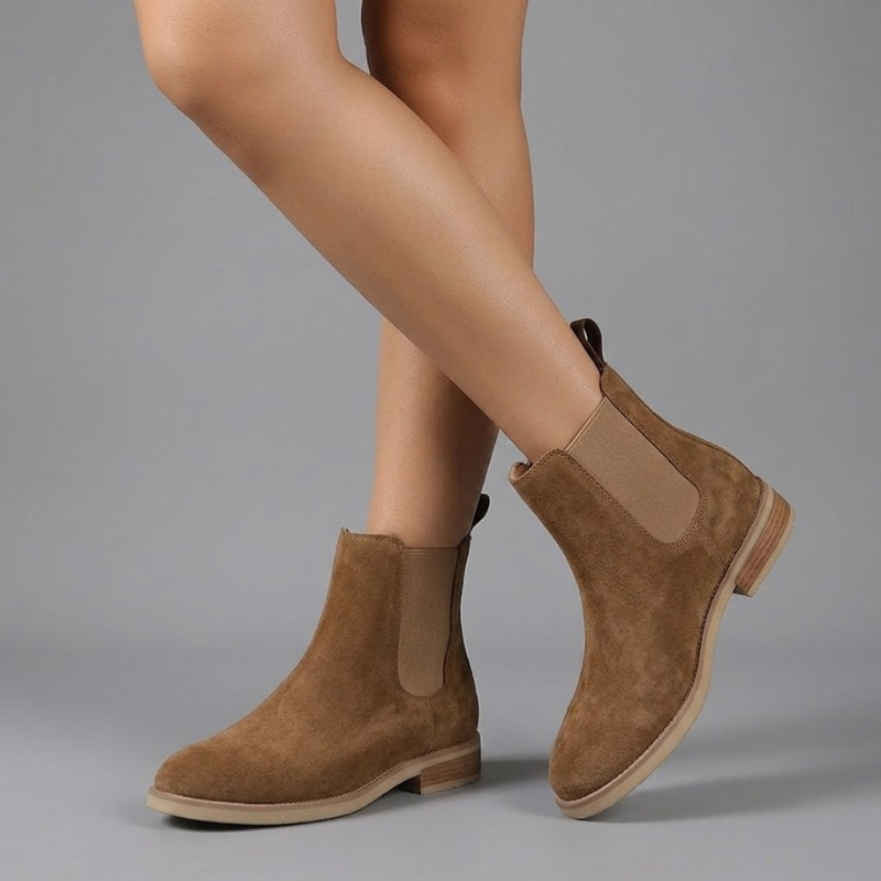 Chelsea Ankle Boots with Elastic Panels