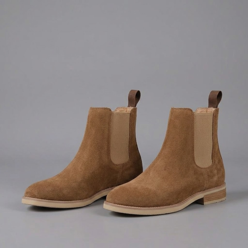 Chelsea Ankle Boots with Elastic Panels