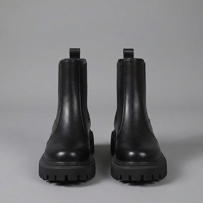 Chunky Chelsea Boots with Lug Sole