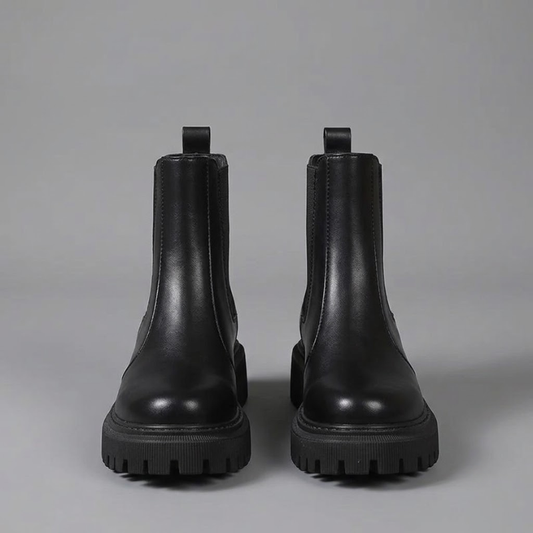 Chunky Chelsea Boots with Lug Sole